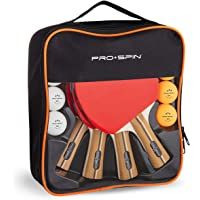 Juego de 2 o 4 palas de ping pong- juego de ping pong de alto rendimiento con palas de tenis de mesa premium- pelotas de…